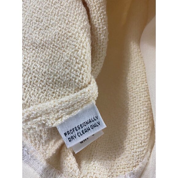 St John evening by Maire Gray Beige Asymmetrical Cocktail Dress - 6 - Picture 13 of 13